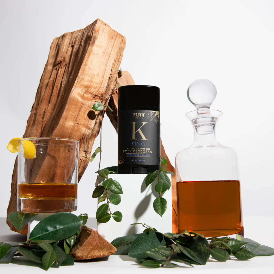 KING: Sandalwood & Bourbon | Natural Deodorant